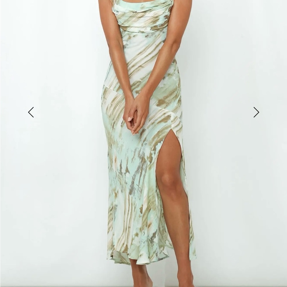 FULL TIME GLAM GIRL MIDI DRESS MINT